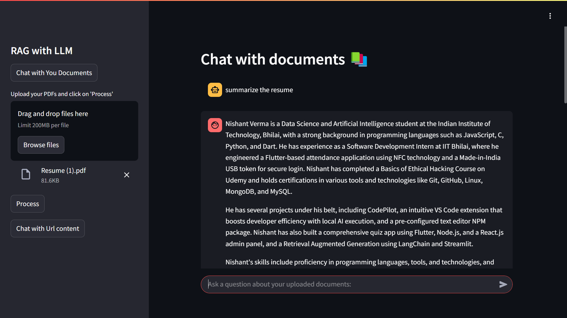 Retrieval Augmented Generation