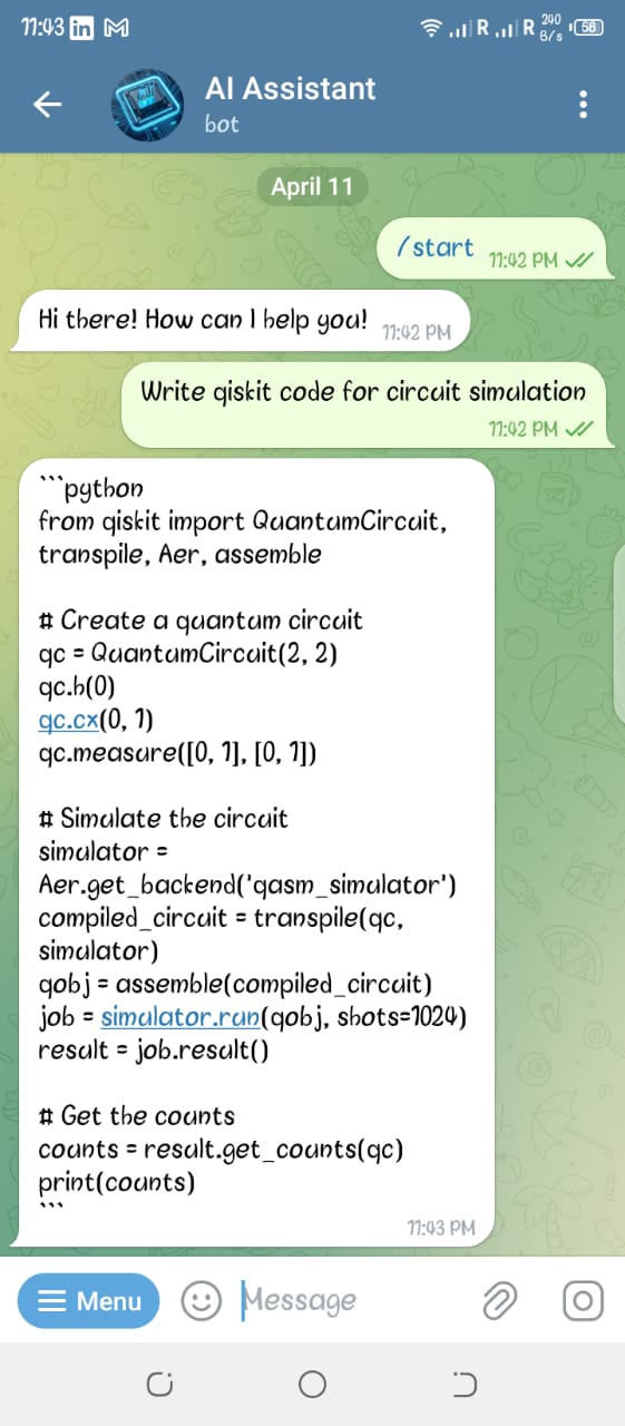 AI Telegram Bot